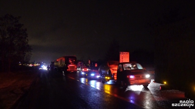Korki na polsko-niemieckiej granicy. Fot. Tomasz Gontarz Korki na granicy i zamknięta autostrada [WIDEO, ZDJĘCIA]