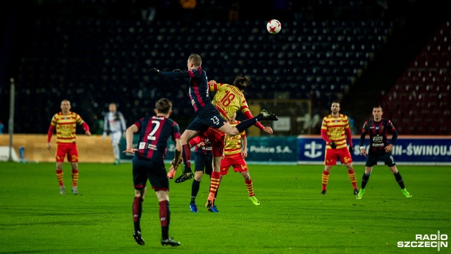 Pogoń Szczecin - Jagiellonia Białystok 0:0. Fot. Olaf Nowicki [Radio Szczecin] Pogoń remisuje z liderem ekstraklasy [KONFERENCJA, ZDJĘCIA, WYWIADY]