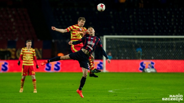 Pogoń Szczecin - Jagiellonia Białystok 0:0. Fot. Olaf Nowicki [Radio Szczecin] Pogoń remisuje z liderem ekstraklasy [KONFERENCJA, ZDJĘCIA, WYWIADY]