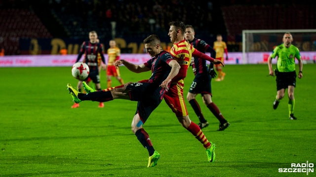 Pogoń Szczecin - Jagiellonia Białystok 0:0. Fot. Olaf Nowicki [Radio Szczecin] Pogoń remisuje z liderem ekstraklasy [KONFERENCJA, ZDJĘCIA, WYWIADY]