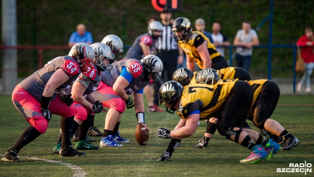 Husaria Szczecin - Seahawks Gdynia 13:31. Fot. Olaf Nowicki [Radio Szczecin] Porażka Husarii z wicemistrzem Polski [ZDJĘCIA]