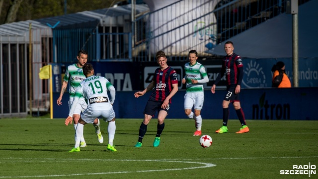 Pogoń Szczecin - Lechia Gdańsk 3:1 (1:1). Fot. Weronika Łyczywek [Radio Szczecin] Trzecie z rzędu zwycięstwo. Pogoń zagra w grupie mistrzowskiej [NOWE, WIDEO, ZDJĘCIA]