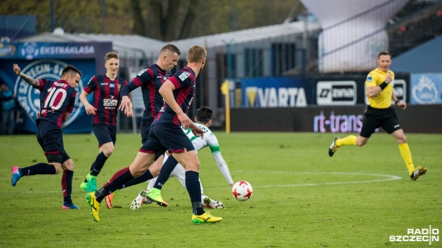 Pogoń Szczecin - Lechia Gdańsk 3:1 (1:1). Fot. Weronika Łyczywek [Radio Szczecin] Trzecie z rzędu zwycięstwo. Pogoń zagra w grupie mistrzowskiej [NOWE, WIDEO, ZDJĘCIA]