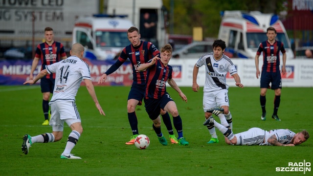 Pogoń Szczecin przegrała z Legią Warszawa 0:2 (0:0) w kolejnym meczu grupy mistrzowskiej piłkarskiej Lotto Ekstraklasy. Fot. Olaf Nowicki [Radio Szczecin] Imponująca passa Legii trwa. Pogoń nie dała rady [ZDJĘCIA]