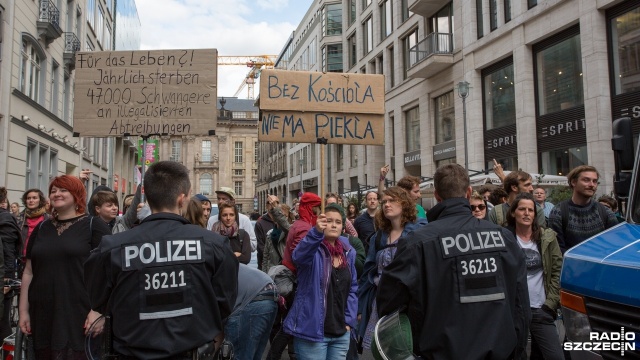 Marsz dla Życia w Berlinie. Fot. Maciej Papke [Radio Szczecin] Szczecinianie na Marszu dla Życia w Berlinie [WIDEO, ZDJĘCIA]