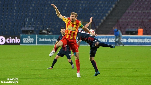 Pogoń Szczecin zremisowała z Koroną Kielce 0:0. Fot. Łukasz Szełemej [Radio Szczecin] Bez bramek z Koroną. Pogoń wciąż bez wygranej u siebie [WIDEO, ZDJĘCIA]