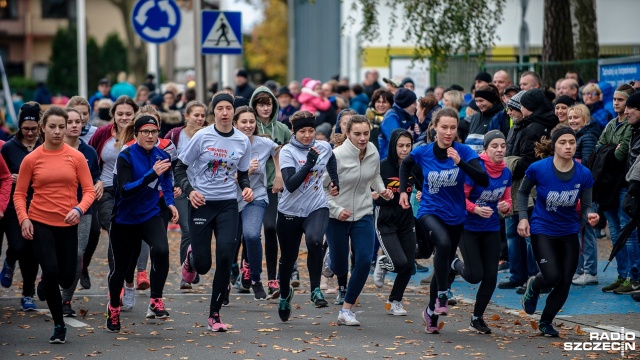 Goleniowska Mila Niepodległości 2017. Fot. Olaf Nowicki [Radio Szczecin] 11 listopada w biegu. W Goleniowie świętowali na sportowo [ZDJĘCIA]