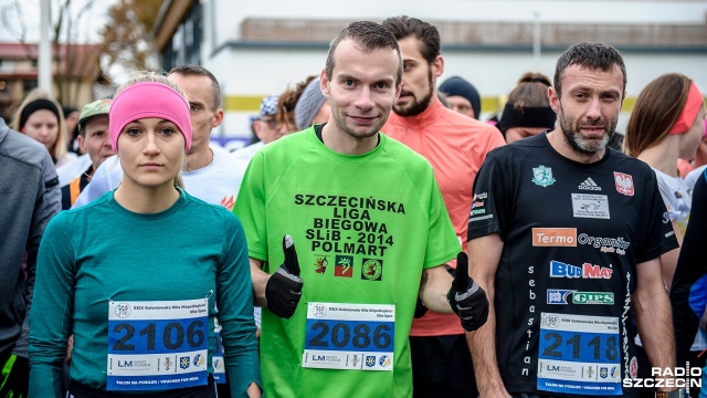 Goleniowska Mila Niepodległości 2017. Fot. Olaf Nowicki [Radio Szczecin] 11 listopada w biegu. W Goleniowie świętowali na sportowo [ZDJĘCIA]