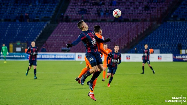 Pogoń Szczecin - Zagłębie Lublin 3:3. Fot. Olaf Nowicki [Radio Szczecin] Pechowy remis Pogoni. Hat-trick Świerczoka dla Zagłębia [NOWE, WIDEO, ZDJĘCIA]