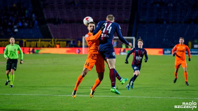 Pogoń Szczecin - Zagłębie Lublin 3:3. Fot. Olaf Nowicki [Radio Szczecin] Pechowy remis Pogoni. Hat-trick Świerczoka dla Zagłębia [NOWE, WIDEO, ZDJĘCIA]
