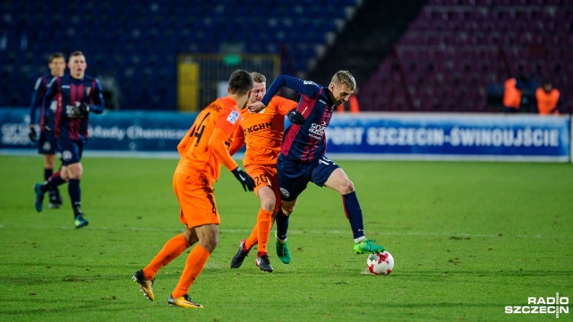 Pogoń Szczecin - Zagłębie Lublin 3:3. Fot. Olaf Nowicki [Radio Szczecin] Pechowy remis Pogoni. Hat-trick Świerczoka dla Zagłębia [NOWE, WIDEO, ZDJĘCIA]