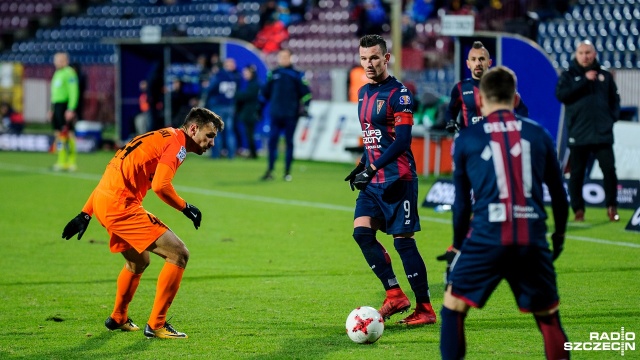 Pogoń Szczecin - Zagłębie Lublin 3:3. Fot. Olaf Nowicki [Radio Szczecin] Pechowy remis Pogoni. Hat-trick Świerczoka dla Zagłębia [NOWE, WIDEO, ZDJĘCIA]