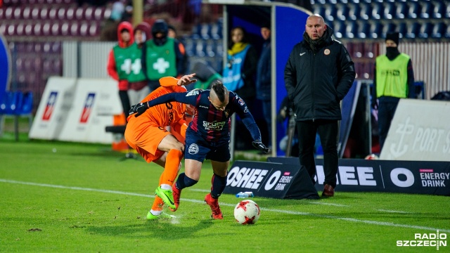 Pogoń Szczecin - Zagłębie Lublin 3:3. Fot. Olaf Nowicki [Radio Szczecin] Pechowy remis Pogoni. Hat-trick Świerczoka dla Zagłębia [NOWE, WIDEO, ZDJĘCIA]