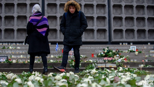 Miejsce pamięci poświęcone ofiarom zamachu w Berlinie. Fot. Olaf Nowicki [Radio Szczecin] Odsłonięto miejsce pamięci poświęcone ofiarom zamachu w Berlinie [ZDJĘCIA]