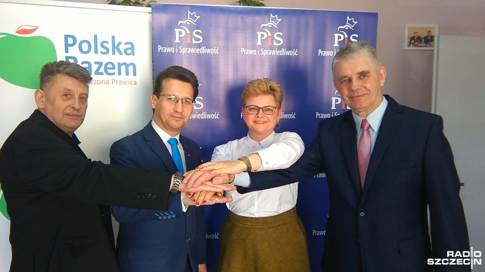 Zarząd Regionalny partii Polska Razem Jarosława Gowina poparł w zbliżających się wyborach uzupełniających na prezydenta Stargardu kandydata PiS Ireneusza Rogowskiego. Fot. Tomasz Duklanowski [Radio Szczecin]