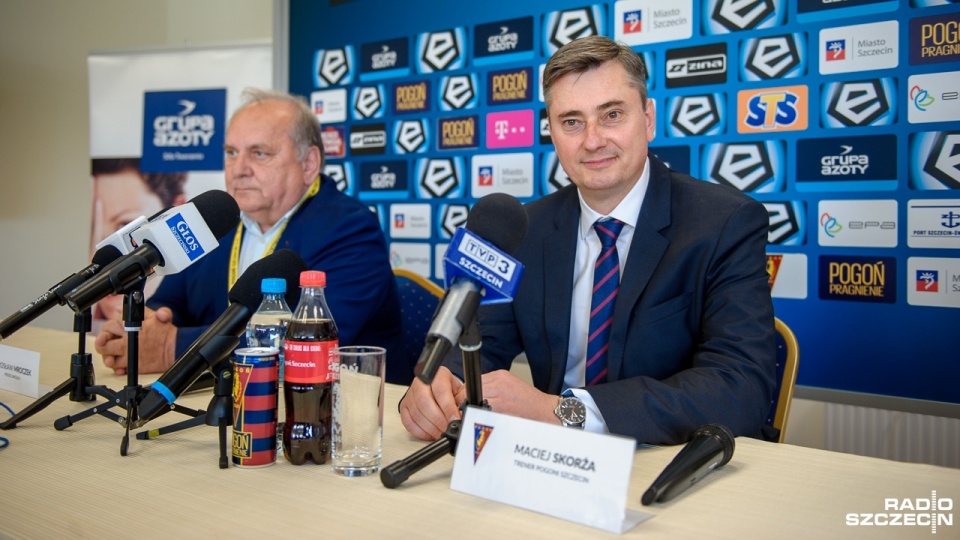 Maciej Skorża. Fot. Olaf Nowicki [Radio Szczecin]