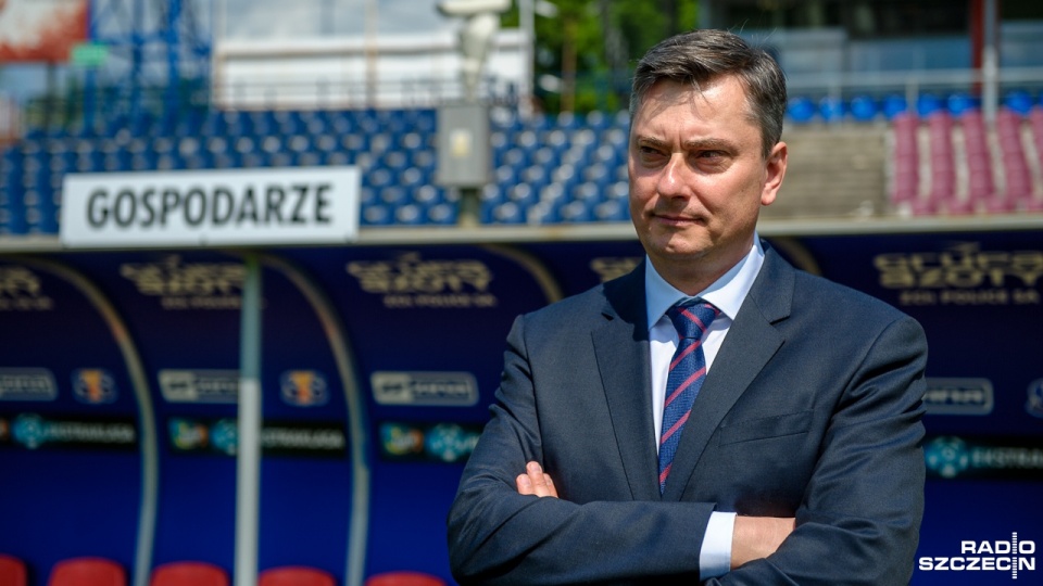 Maciej Skorża. Fot. Olaf Nowicki [Radio Szczecin]