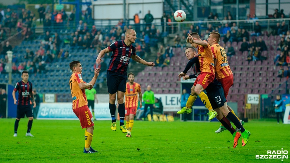 Pogoń Szczecin - Korona Kielce 3:0. Fot. Olaf Nowicki [Radio Szczecin]
