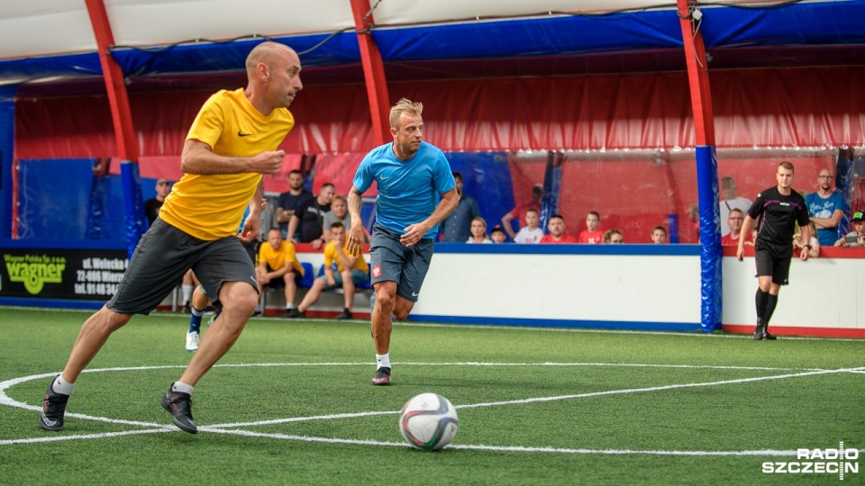 Turniej Grosik Summer Cup 2017 w Szczecinie. Na zdjęciu m.in. Kamil Grosicki. Fot. Olaf Nowicki [Radio Szczecin]
