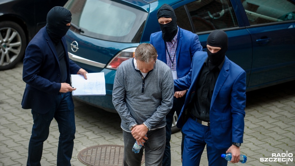 Zatrzymany w "aferze polickiej" Wojciech N. Fot. Olaf Nowicki [Radio Szczecin]