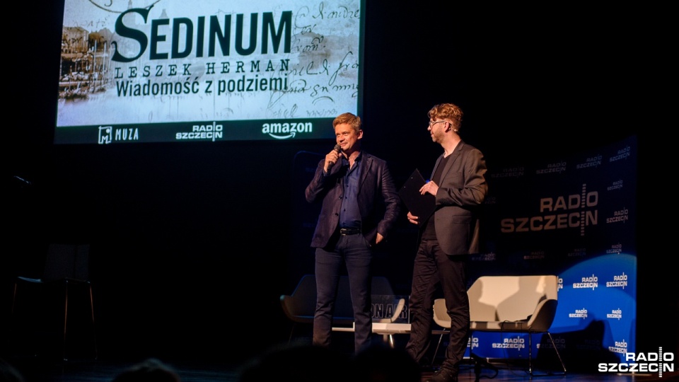Premiera audiobooka "Sedinum. Wiadomość z podziemi". Fot. Olaf Nowicki [Radio Szczecin]