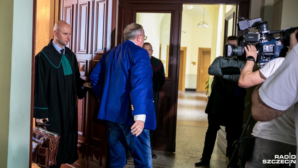 Ostatnie posiedzenia aresztowe w tzw. aferze polickiej. Fot. Weronika Łyczywek [Radio Szczecin]