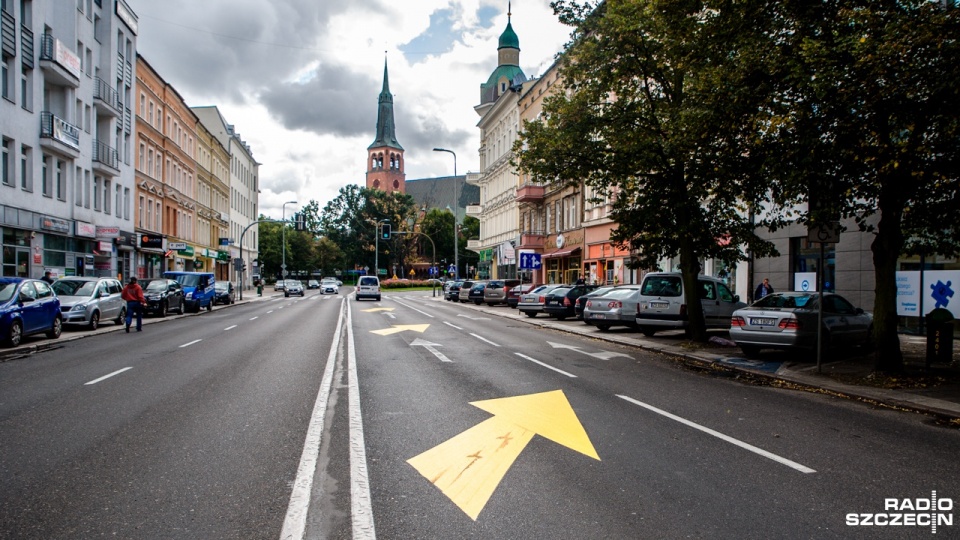 Remont ulicy Krzywoustego potrwa do 28 października. Rzecznik Tramwajów Szczecińskich zapewnia, że wykonawca zdąży przed dniem Wszystkich Świętych. Fot. Olaf Nowicki [Radio Szczecin]