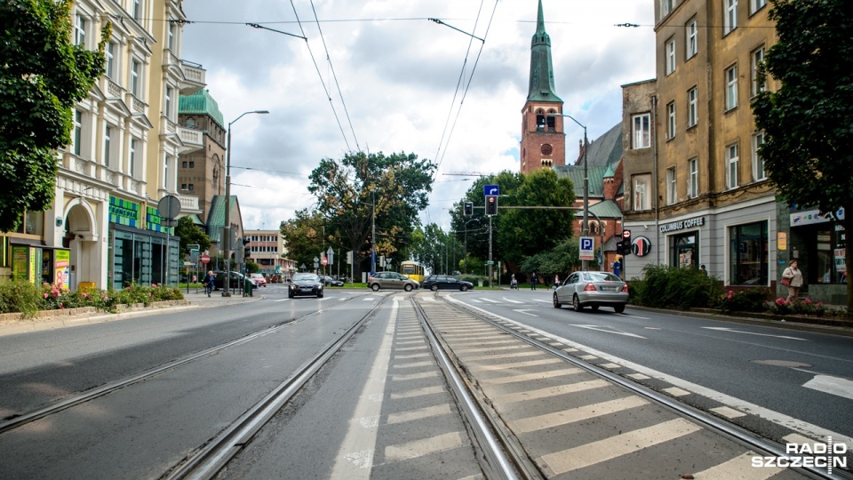 Remont Krzywoustego. Duże zmiany w organizacji ruchu i komunikacji. Fot. Olaf Nowicki [Radio Szczecin]