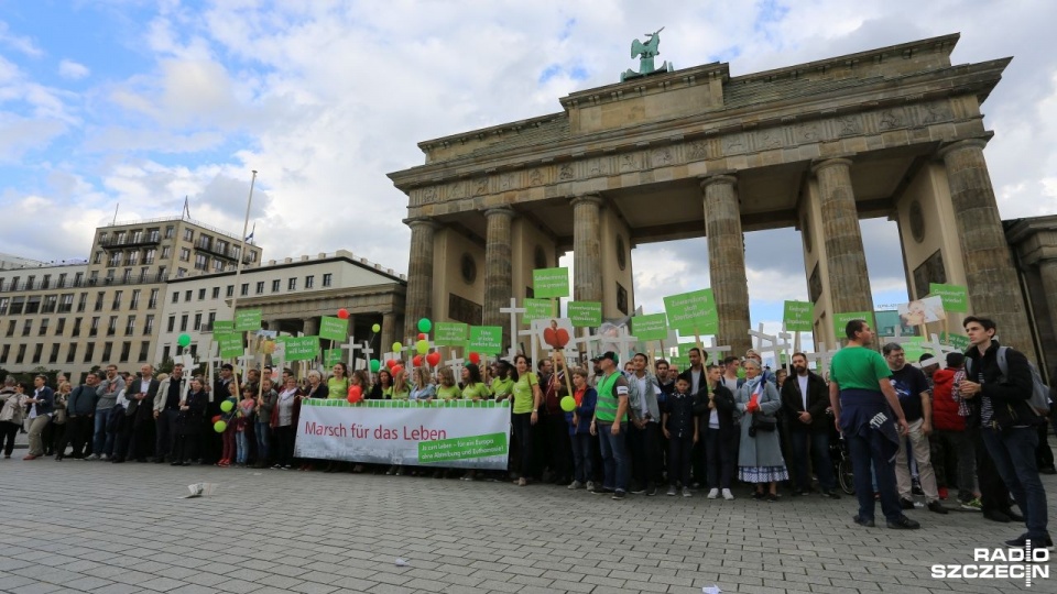 Marsz dla Życia w Berlinie. Fot. Maciej Papke [Radio Szczecin]
