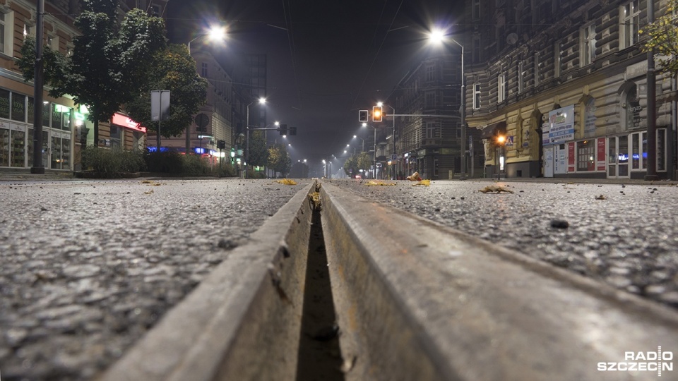 Ulica Krzywoustego przejezdna. Fot. Piotr Sawiński [Radio Szczecin]