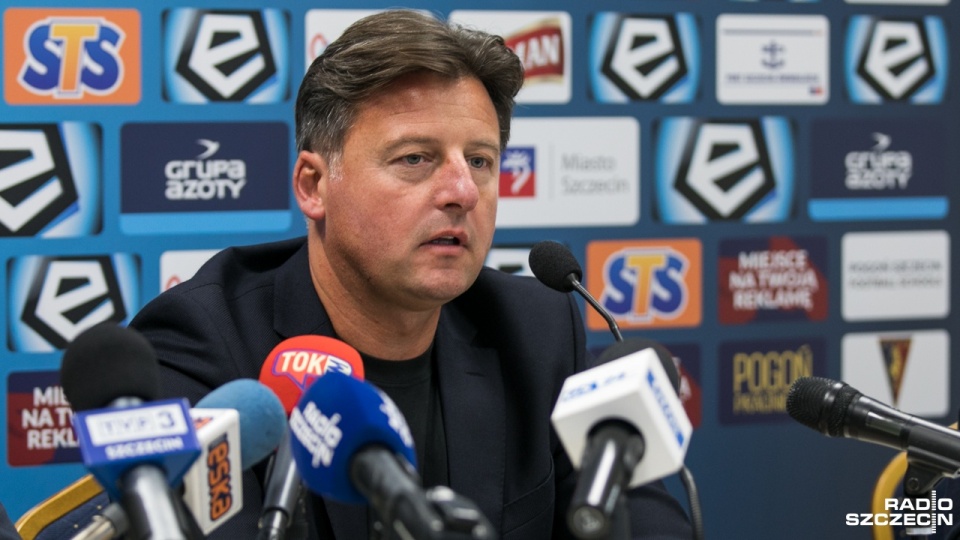 Kosta Runjaić. Fot. Weronika Łyczywek [Radio Szczecin]