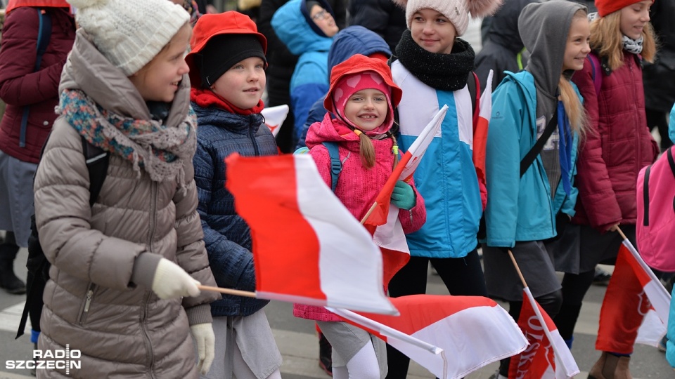 Około 1,5 tysiąca osób przeszło ulicami Szczecina. Fot. Łukasz Szełemej [Radio Szczecin]