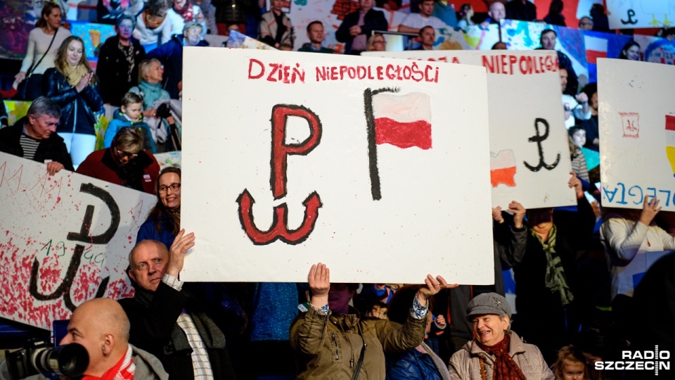 Impreza pod hasłem #mojaniepodległa. Fot. Olaf Nowicki [Radio Szczecin]