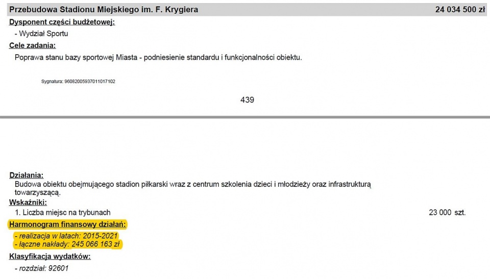 Z projektu budżetu na 2018 rok. Fot. bip.um.szczecin.pl