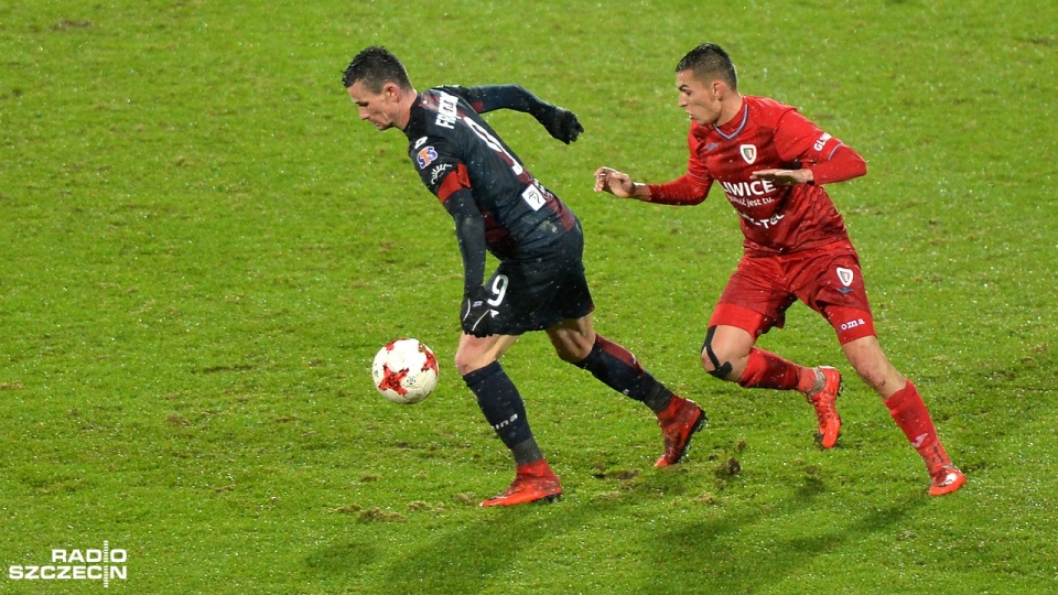 Pogoń Szczecin - Piast Gliwice 2:2. Fot. Łukasz Szełemej [Radio Szczecin]