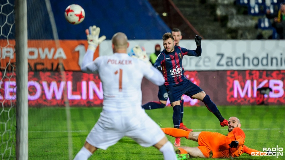 Pogoń Szczecin - Zagłębie Lublin 3:3. Fot. Olaf Nowicki [Radio Szczecin]