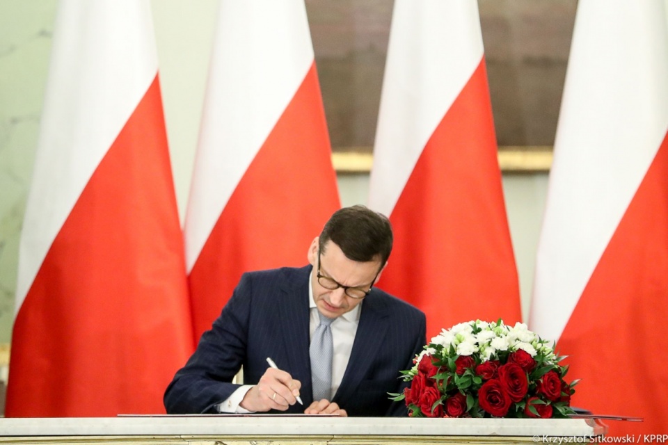 Mateusz Morawiecki został powołany na urząd Prezesa Rady Ministrów. Fot. Krzysztof Sitkowski/KPRP, źródło: www.prezydent.pl