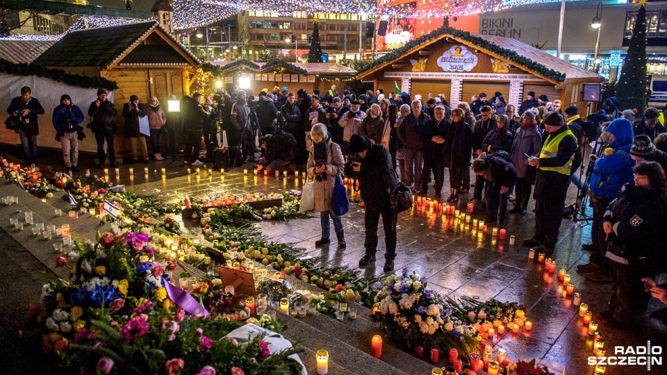 Miejsce pamięci poświęcone ofiarom zamachu w Berlinie. Fot. Olaf Nowicki [Radio Szczecin]