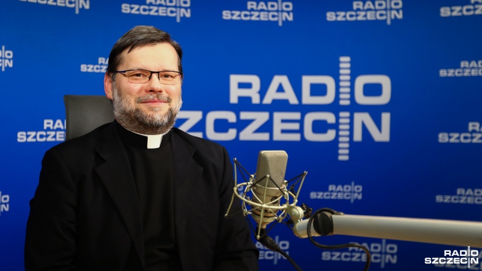 Ksiądz doktor Sławomir Zyga. Fot. Weronika Łyczywek [Radio Szczecin]