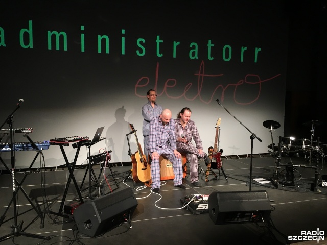 Administratorr Electro, fot. Piotr Rokicki Faceci w piżamach na scenie Radia Szczecin [WIDEO, ZDJĘCIA]