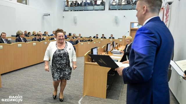 Fot. Łukasz Szełemej [Radio Szczecin] Geblewicz marszałkiem województwa, Ilnicka-Mądry przewodniczącą sejmiku [ZDJĘCIA]