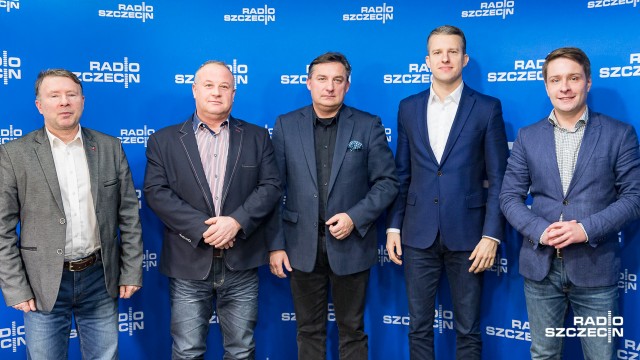 Goście "Kawiarenki politycznej" Radia Szczecin. Fot. Robert Stachnik [Radio Szczecin] Wilki, owce i modliszka - politycy o Koalicji Obywatelskiej