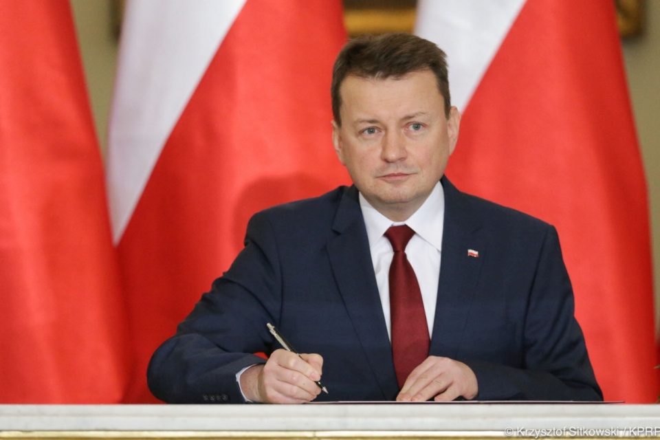 Mariusz Błaszczak - minister obrony narodowej. Fot. Krzysztof Sitkowski//KPRP/www.prezydent.pl