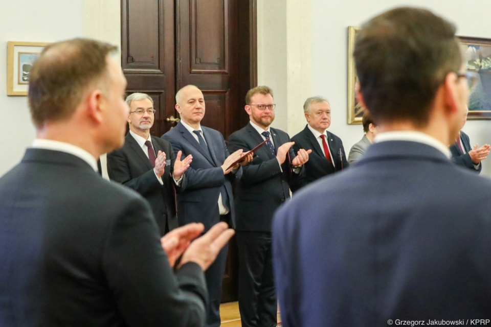 Nowych członków Rady Dialogu Społecznego powołał prezydent Andrzej Duda. Fot. Grzegorz Jakubowski/KPRP, źródło: www.prezydent.pl
