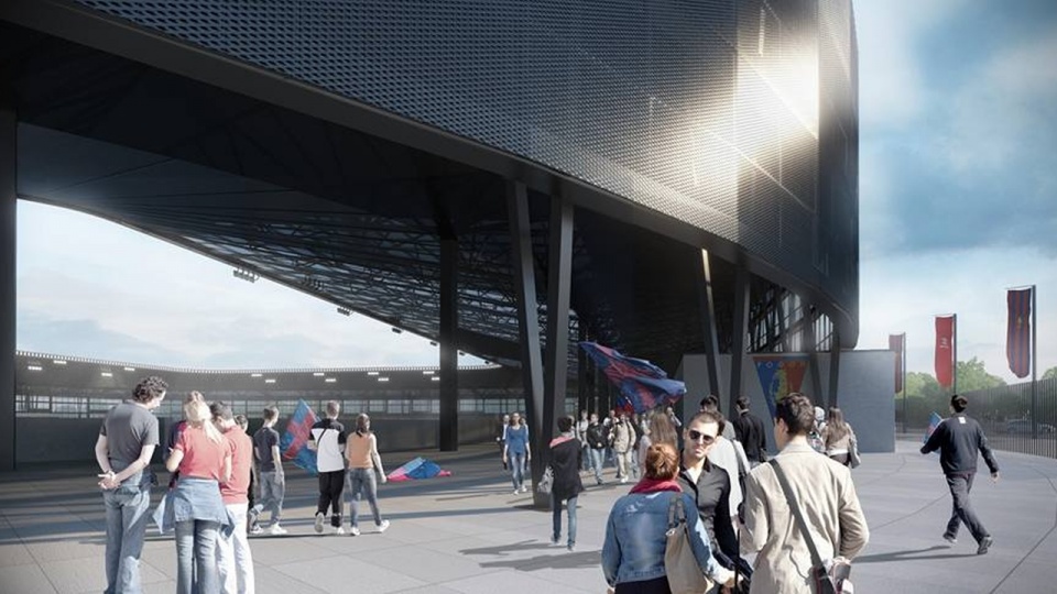 Wizualizacja nowego stadionu piłkarskiego w Szczecinie. Źródło: www.facebook.com/PrezydentSzczecina/