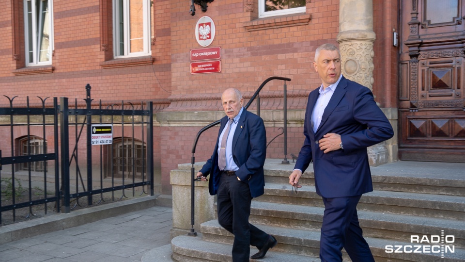 Główny obrońca polityka Roman Giertych mówi, o złej atmosferze w szczecińskich sądach. Fot. Robert Stachnik [Radio Szczecin]