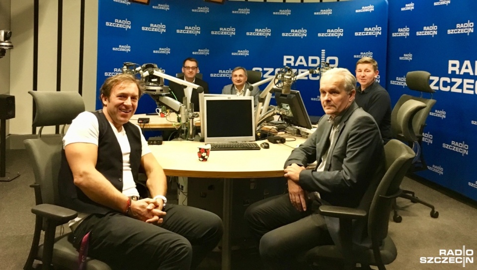 Goście audycji "Kawiarenka polityczna" w Radiu Szczecin. Fot. Sylwia Polachowska [Radio Szczecin]