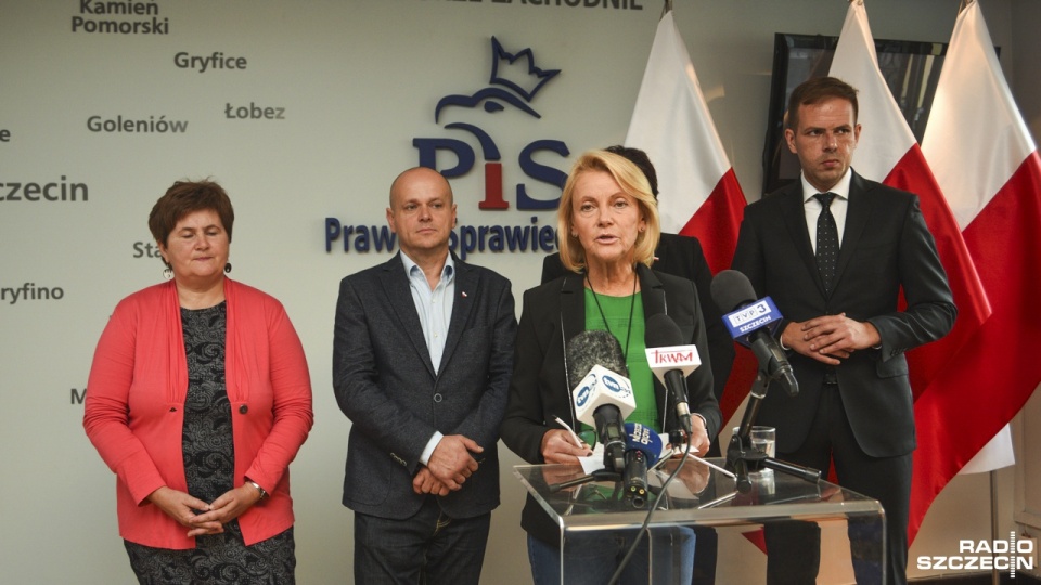 Konferencja Prawa i Sprawiedliwości. Fot. Kamila Kozioł [Radio Szczecin]