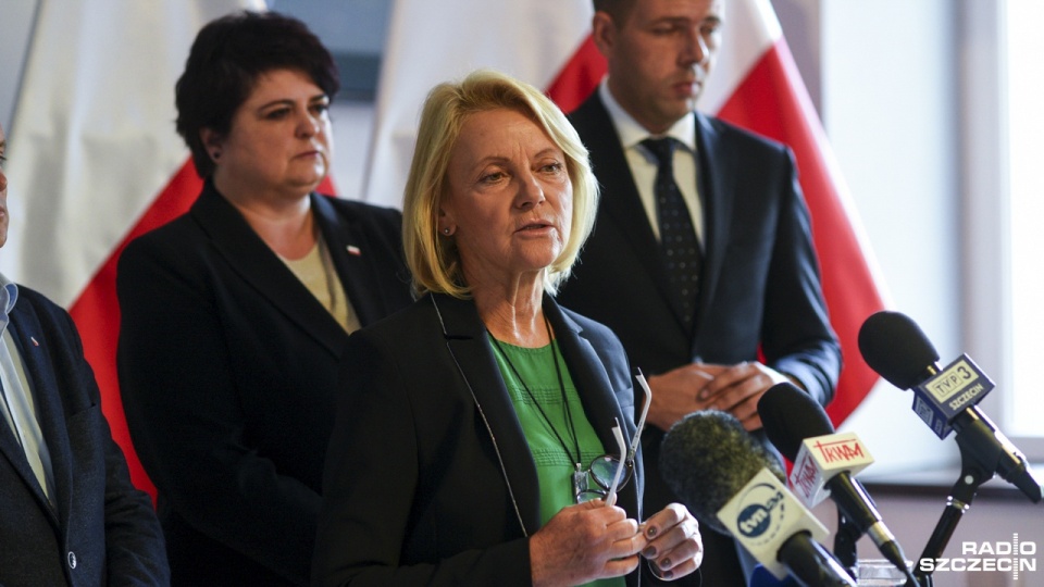 Konferencja Prawa i Sprawiedliwości. Fot. Kamila Kozioł [Radio Szczecin]