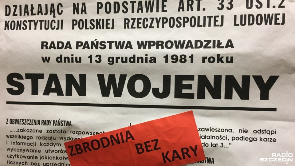 Szacuje się, że w naszym regionie internowano 250 osób. Fot. Grzegorz Gibas [Radio Szczecin]